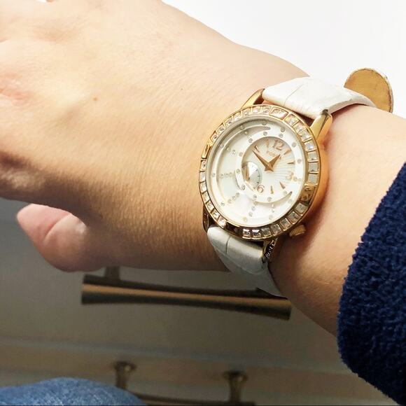 Fossil Rose Gold & White Watch ES-2047 - Picture 2 of 9